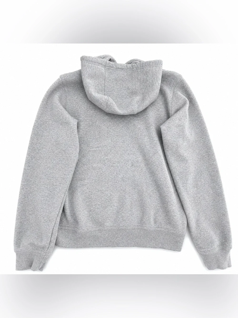 Nike Gray Pullover Hoodie with White Swoosh
